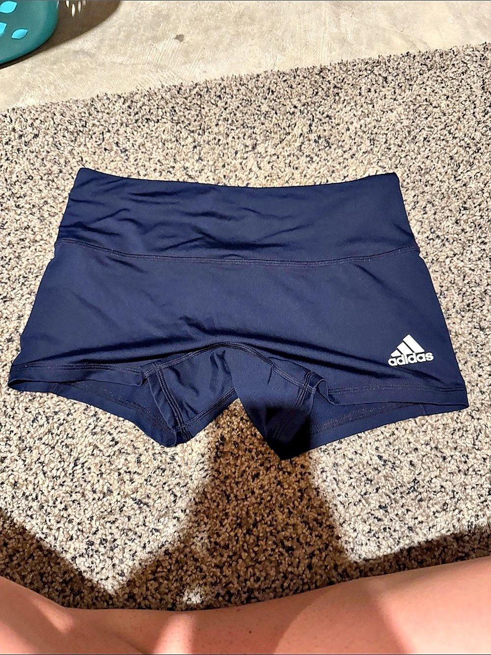 adidas Climalite Volleyball Spandex Shorts Blue